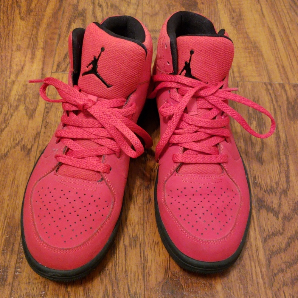 Red Jordans.